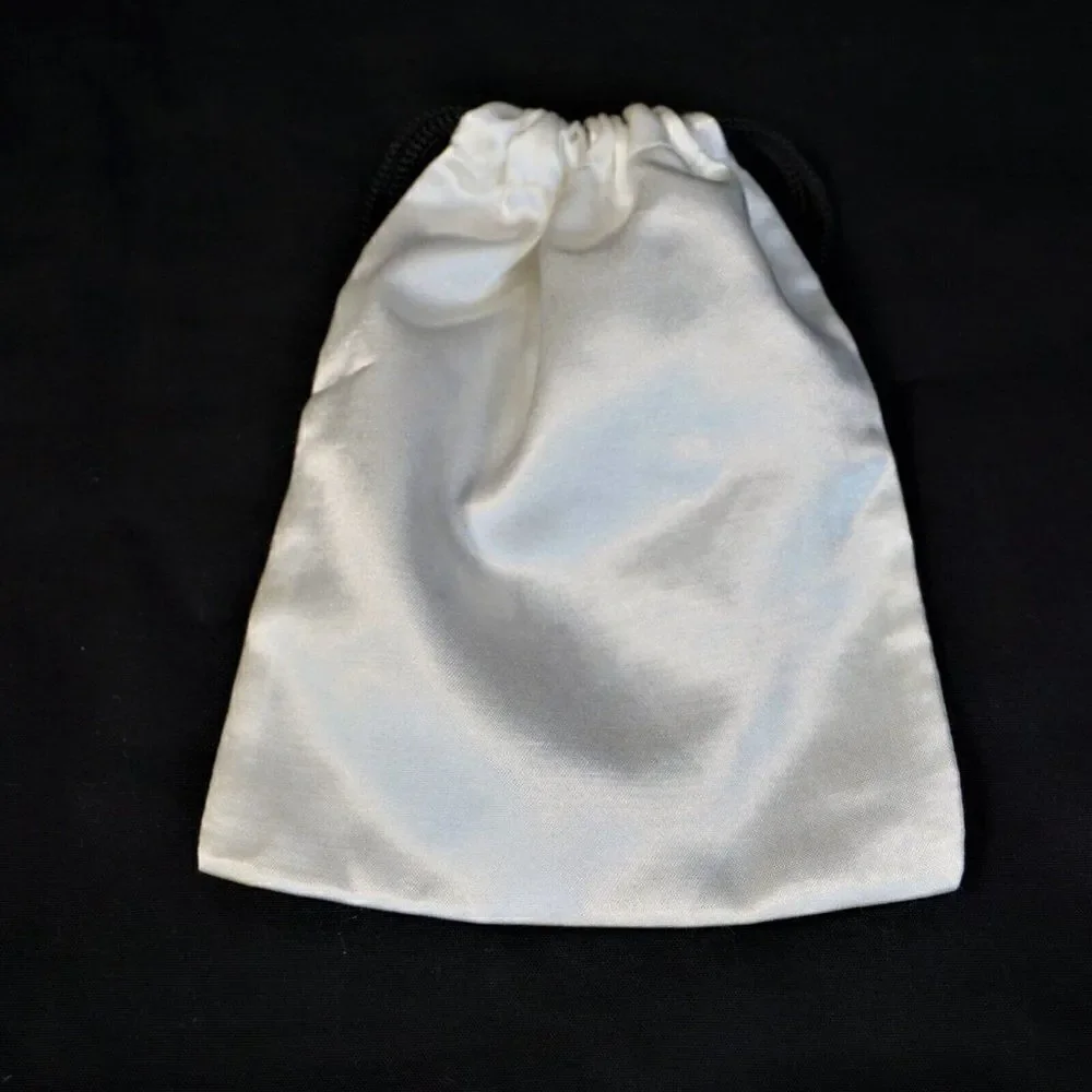 Furla Jewelry Bag Pouch Satin Drawstring 5 x 6 inch